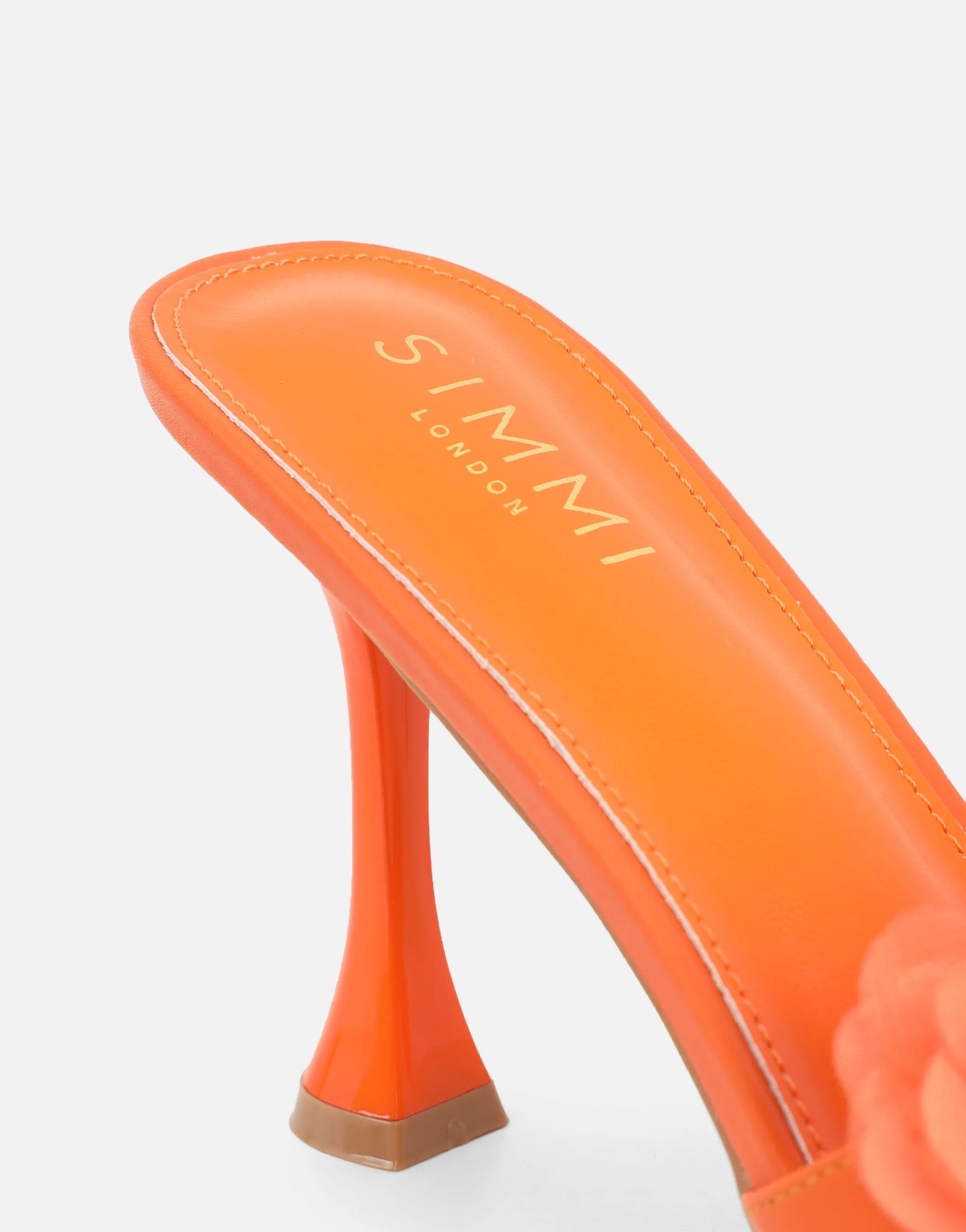 Kaz Orange Petal Detail Mules sold by Simmi London product image thumbnail 3