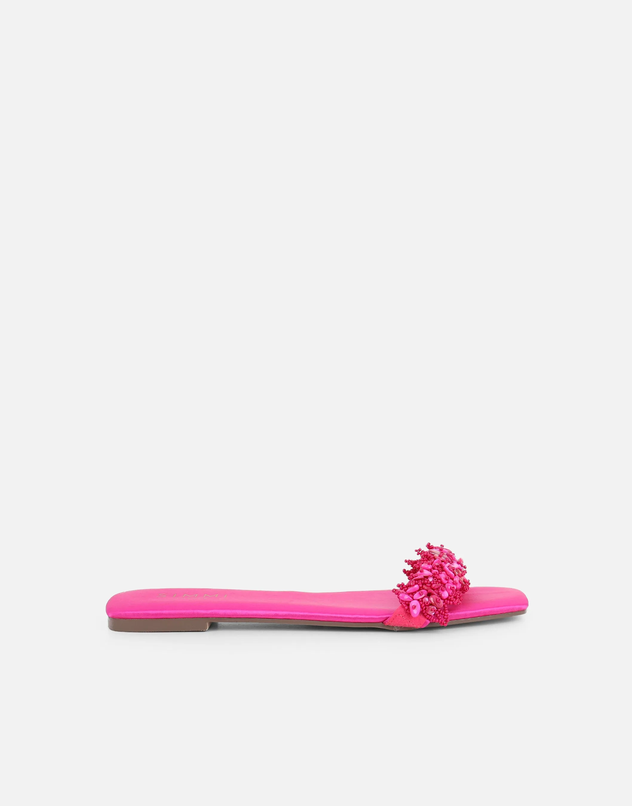 Hatty Pink Slip On Flat Sandals sold by Simmi London product image thumbnail 2