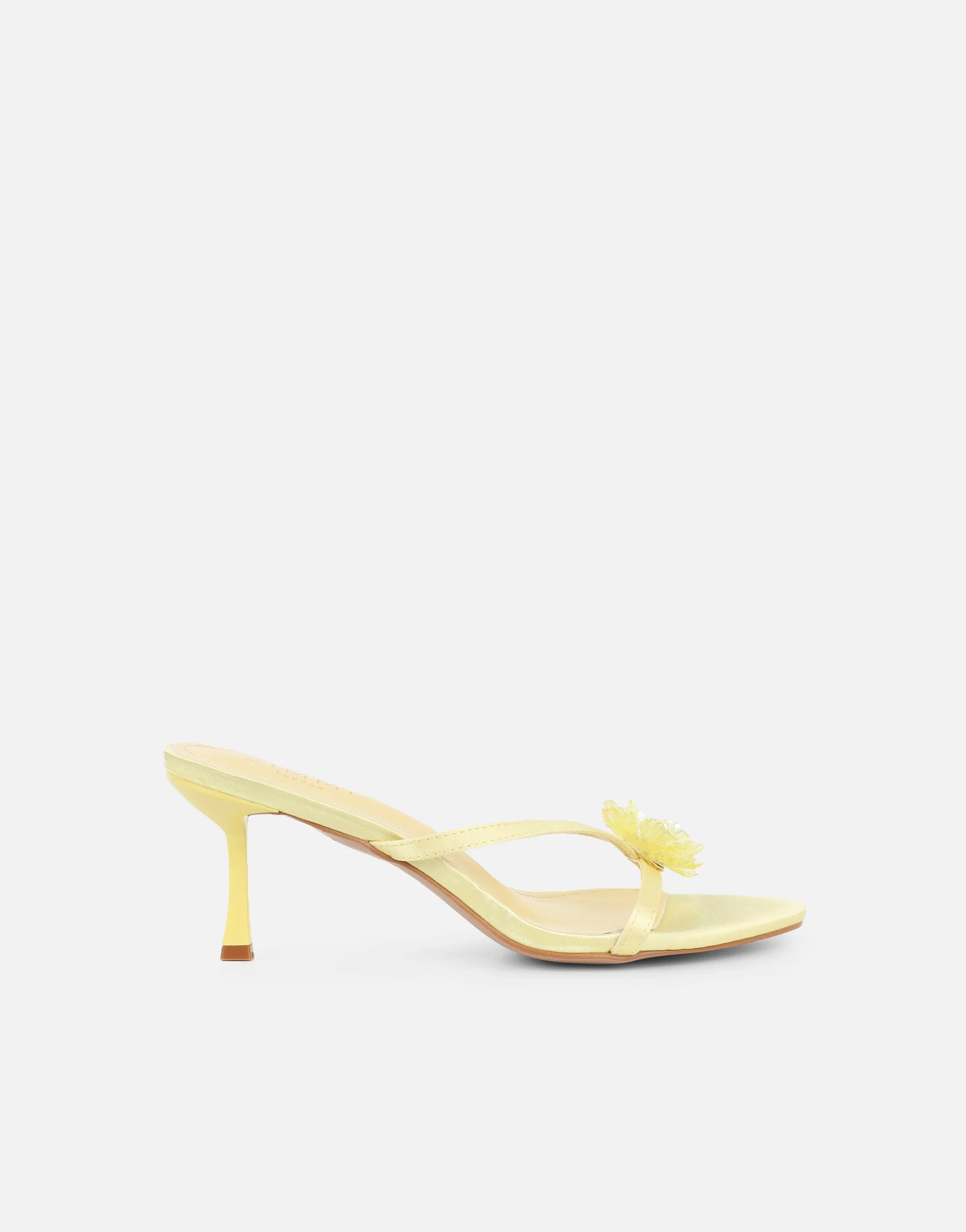 Elowen Yellow Flower Embellished Mules sold by Simmi London product image thumbnail 2