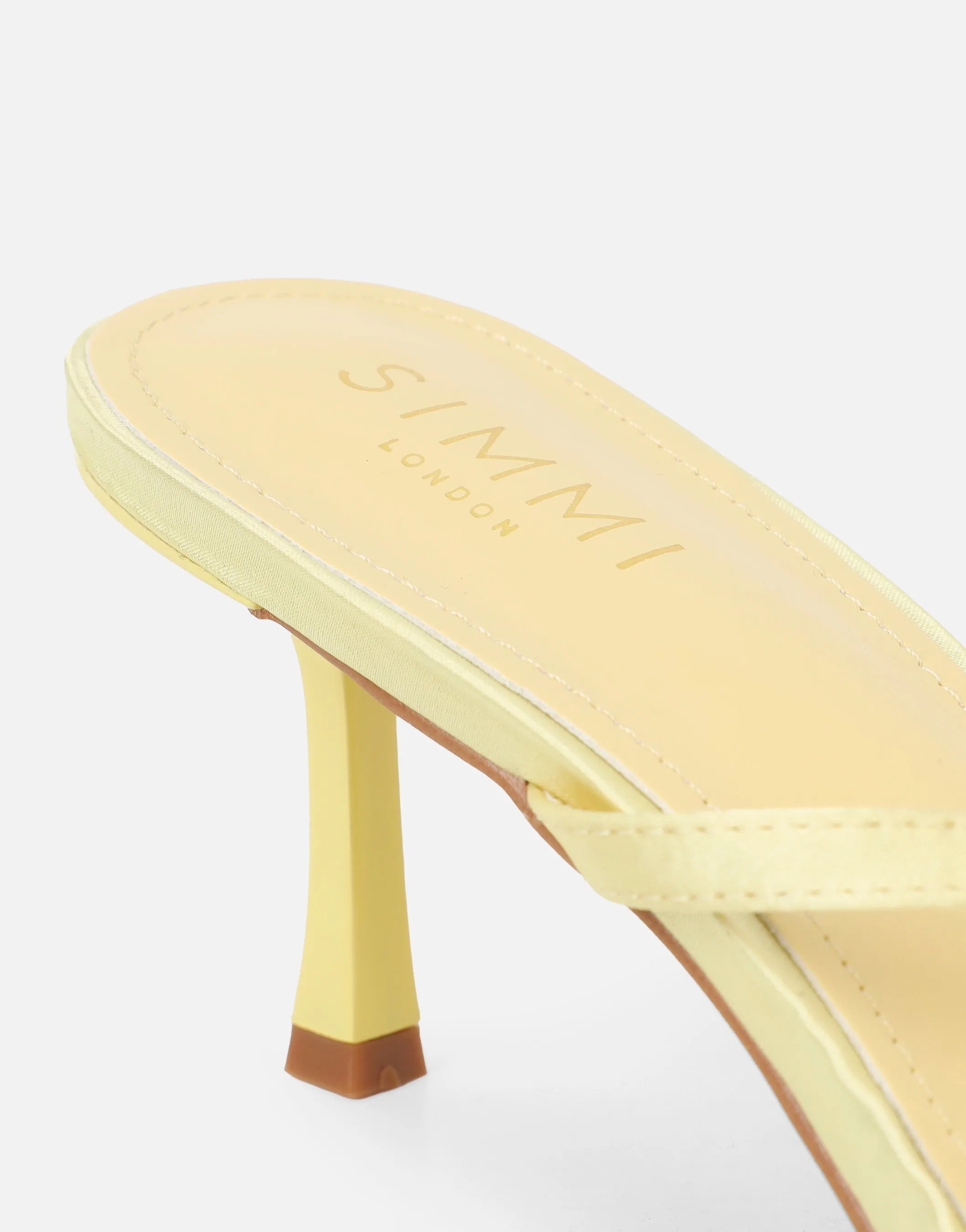 Elowen Yellow Flower Embellished Mules sold by Simmi London product image thumbnail 3