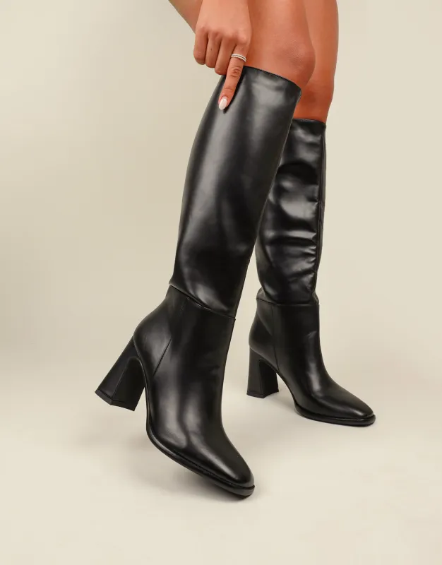 Buck Black Riding Boots made by Simmi London