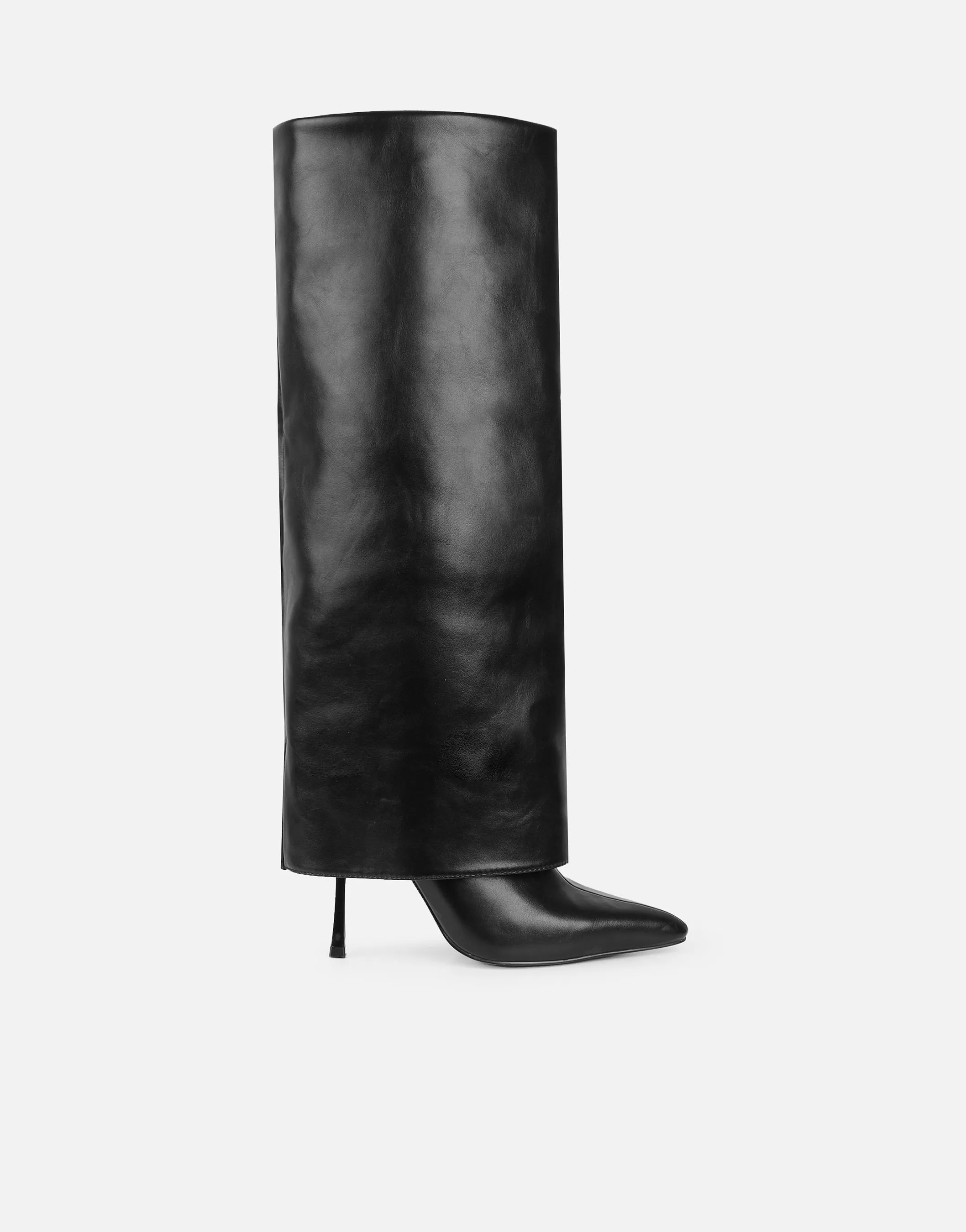 Saoirse Black Knee High Heeled Boots sold by Simmi London product image thumbnail 2