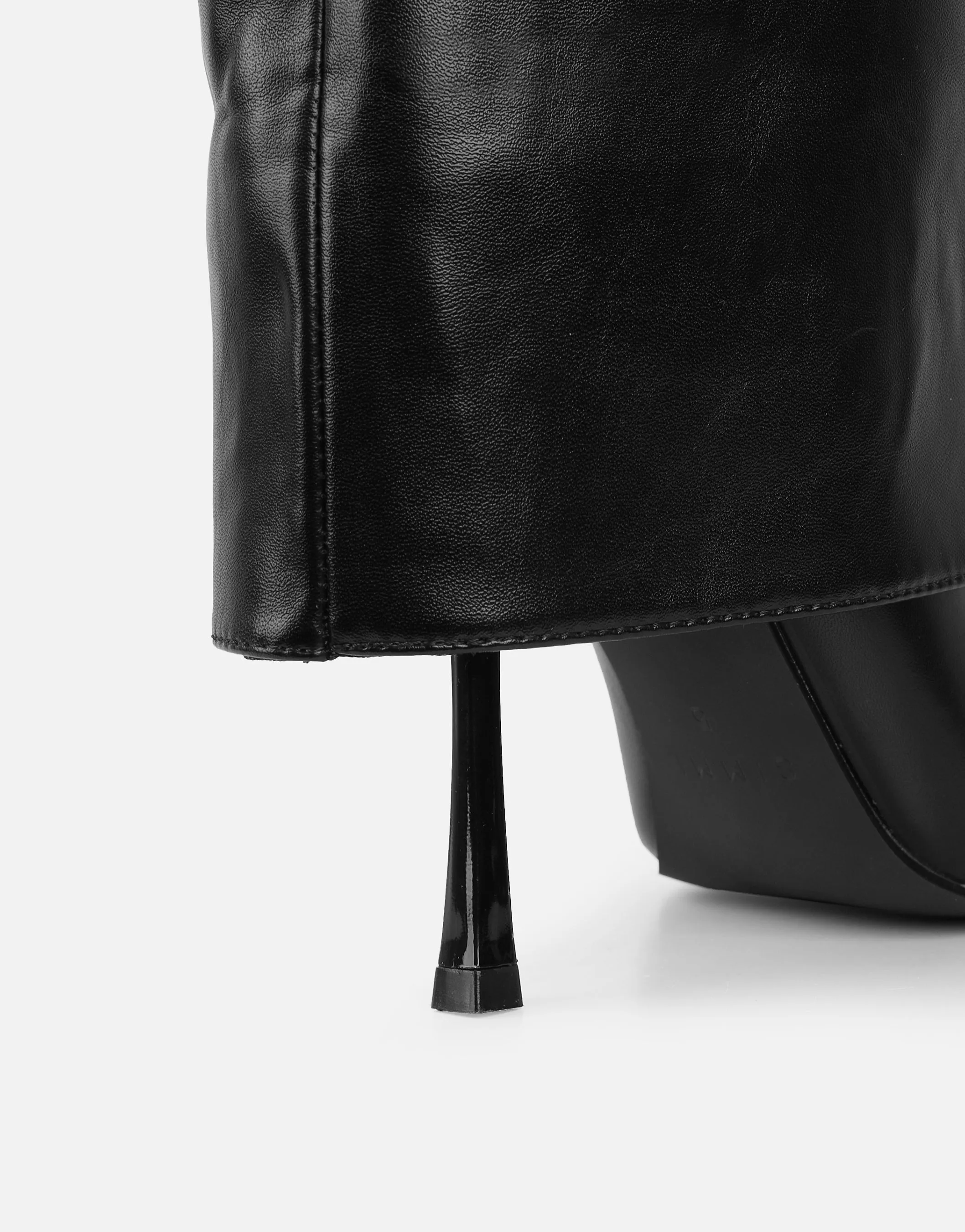 Saoirse Black Knee High Heeled Boots sold by Simmi London product image thumbnail 3