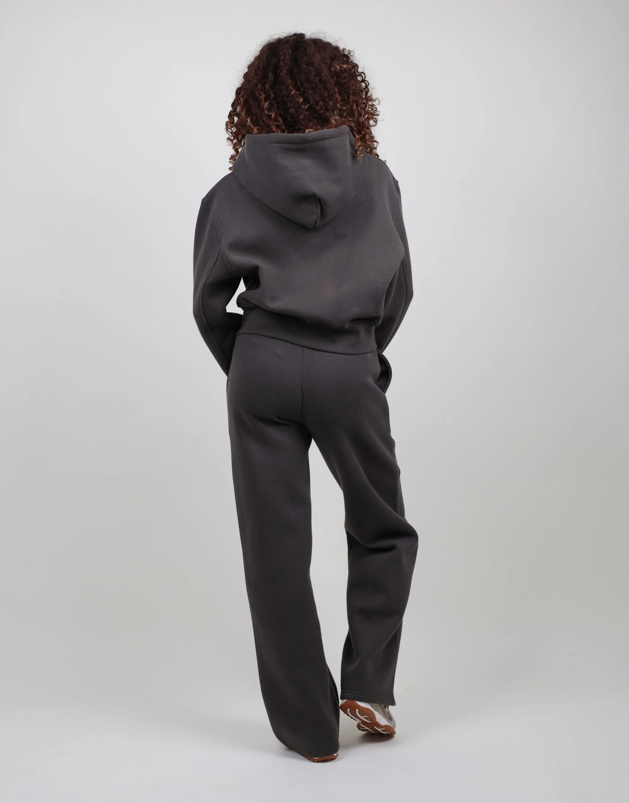 Amalia Zip Hoodie in Dark Grey sold by Simmi London product image thumbnail 5