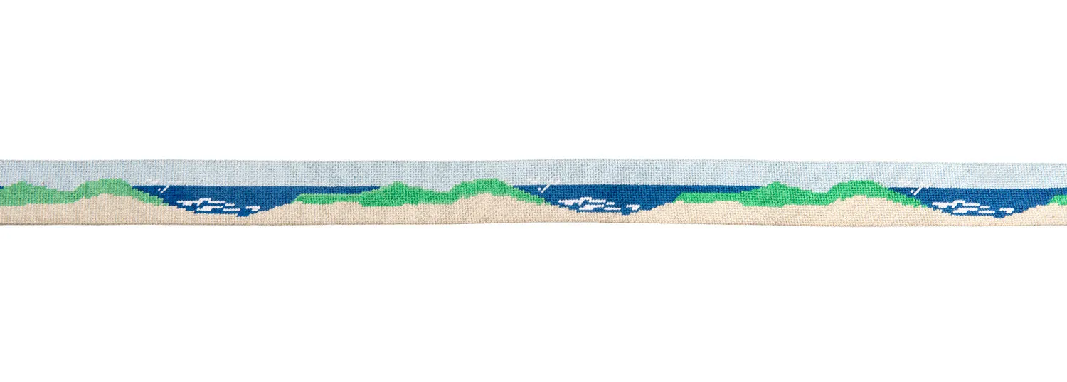 Beach Scene Needlepoint Belt - Multi sold by Harding Lane product image thumbnail 2