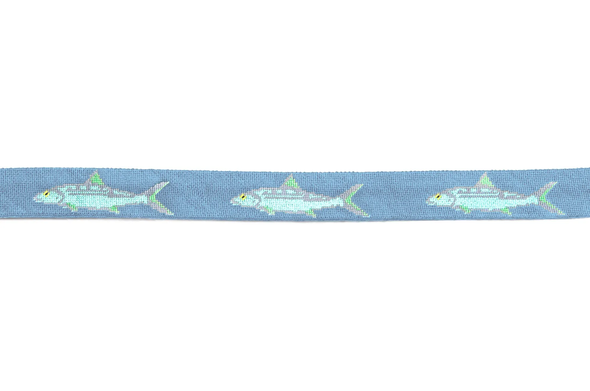 Bonefish Needlepoint Belt - Slate Blue sold by Harding Lane product image thumbnail 2