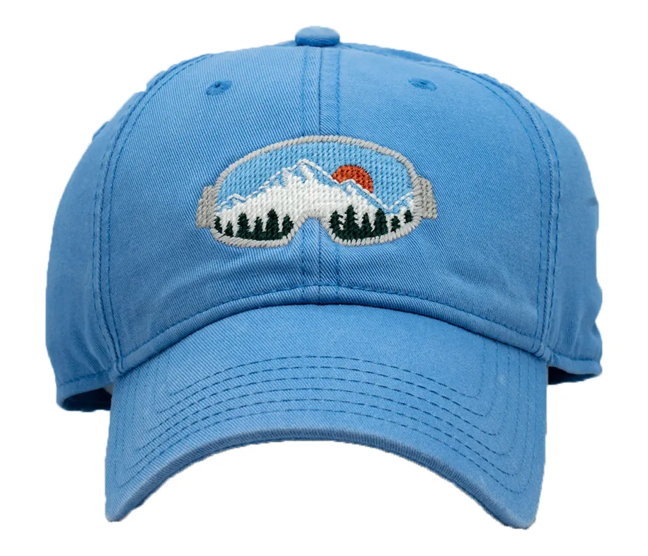 Ski Goggles Baseball Hat - Light Blue made by Harding Lane