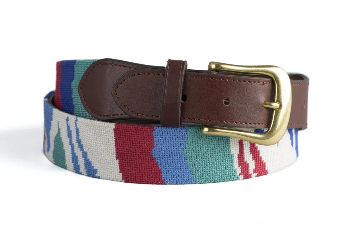 Atitlan Needlepoint Belt - Multi made by Harding Lane
