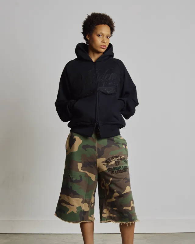 Chainstitch Ribbon Hoodie sold by Adidem Asterisks