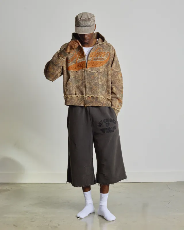 Raw Hem Sweat Capri sold by Adidem Asterisks