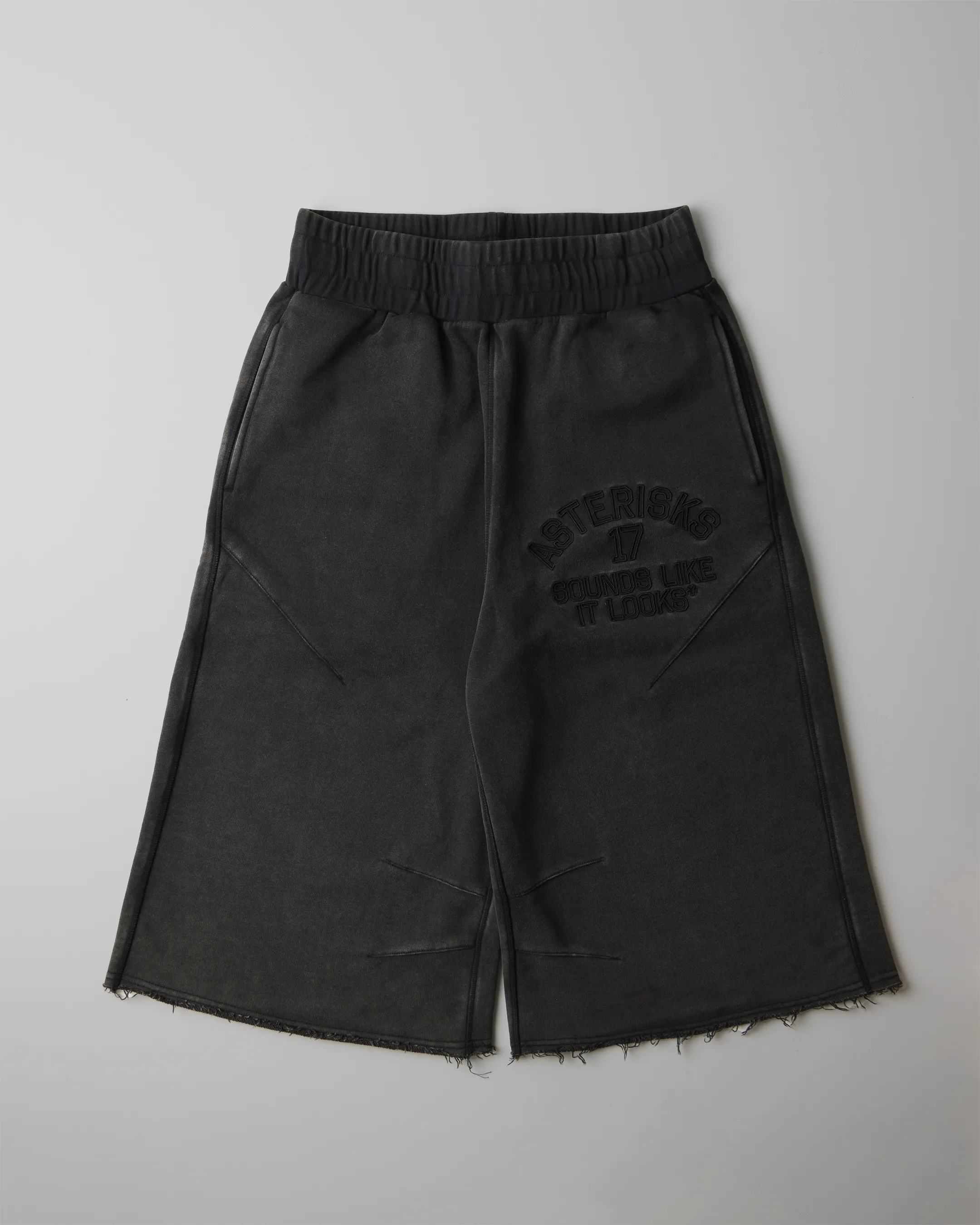 Raw Hem Sweat Capri sold by Adidem Asterisks product image thumbnail 2