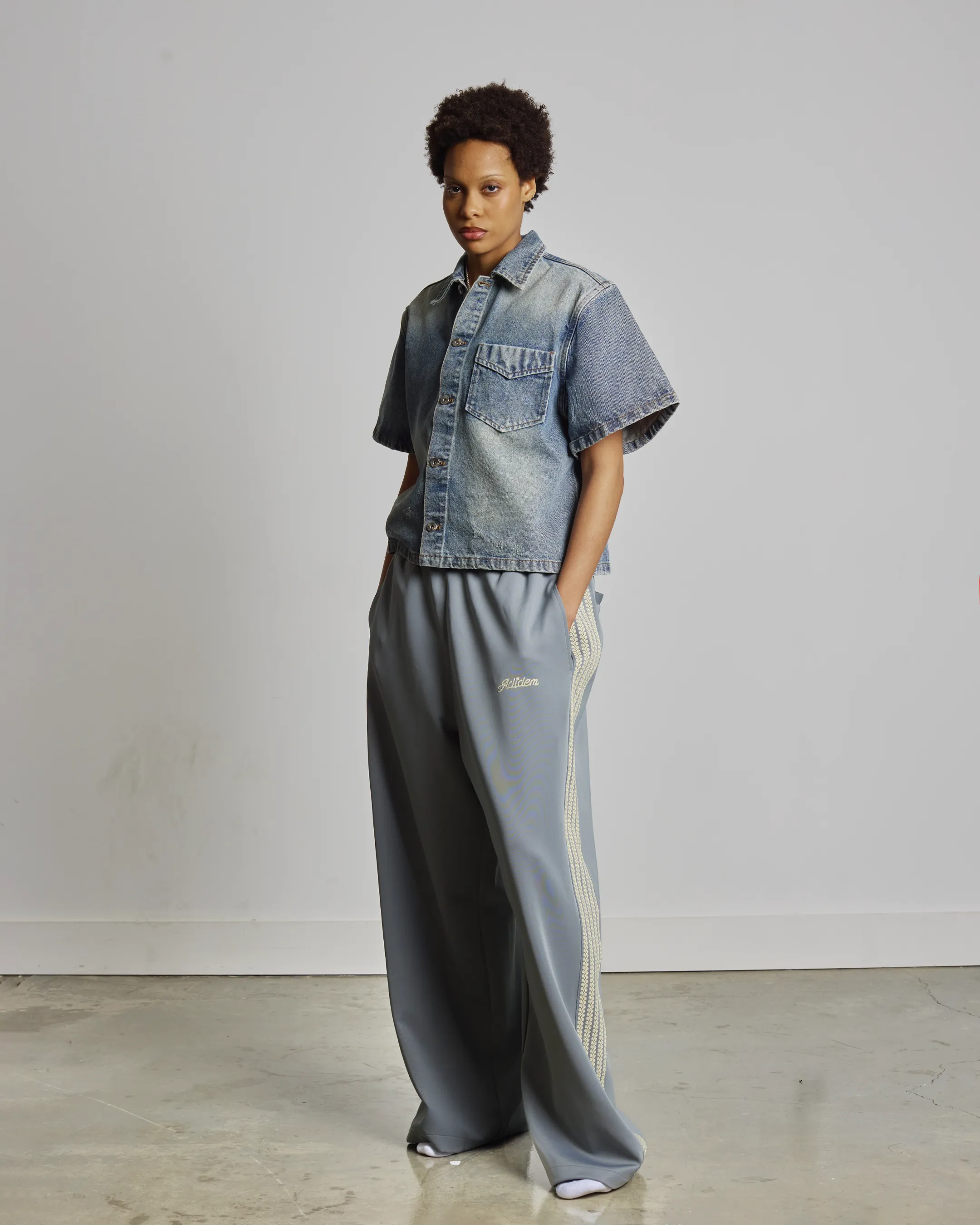 Frayed Denim Shirt sold by Adidem Asterisks product image thumbnail 5