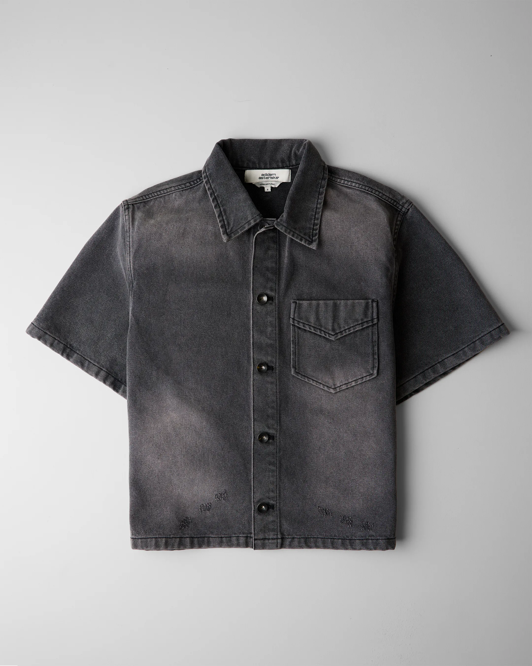 Frayed Denim Shirt sold by Adidem Asterisks product image thumbnail 2