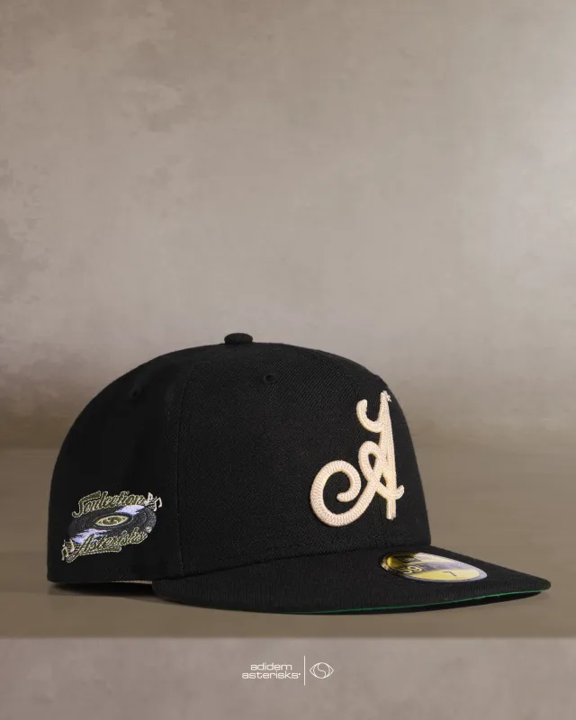 Soulection - New Era Fitted - Chainstitch Green-UV sold by Adidem Asterisks