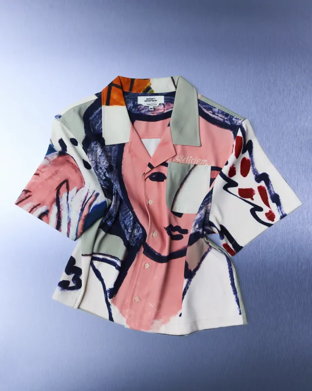 Print Camp Collar Shirt made by Adidem Asterisks