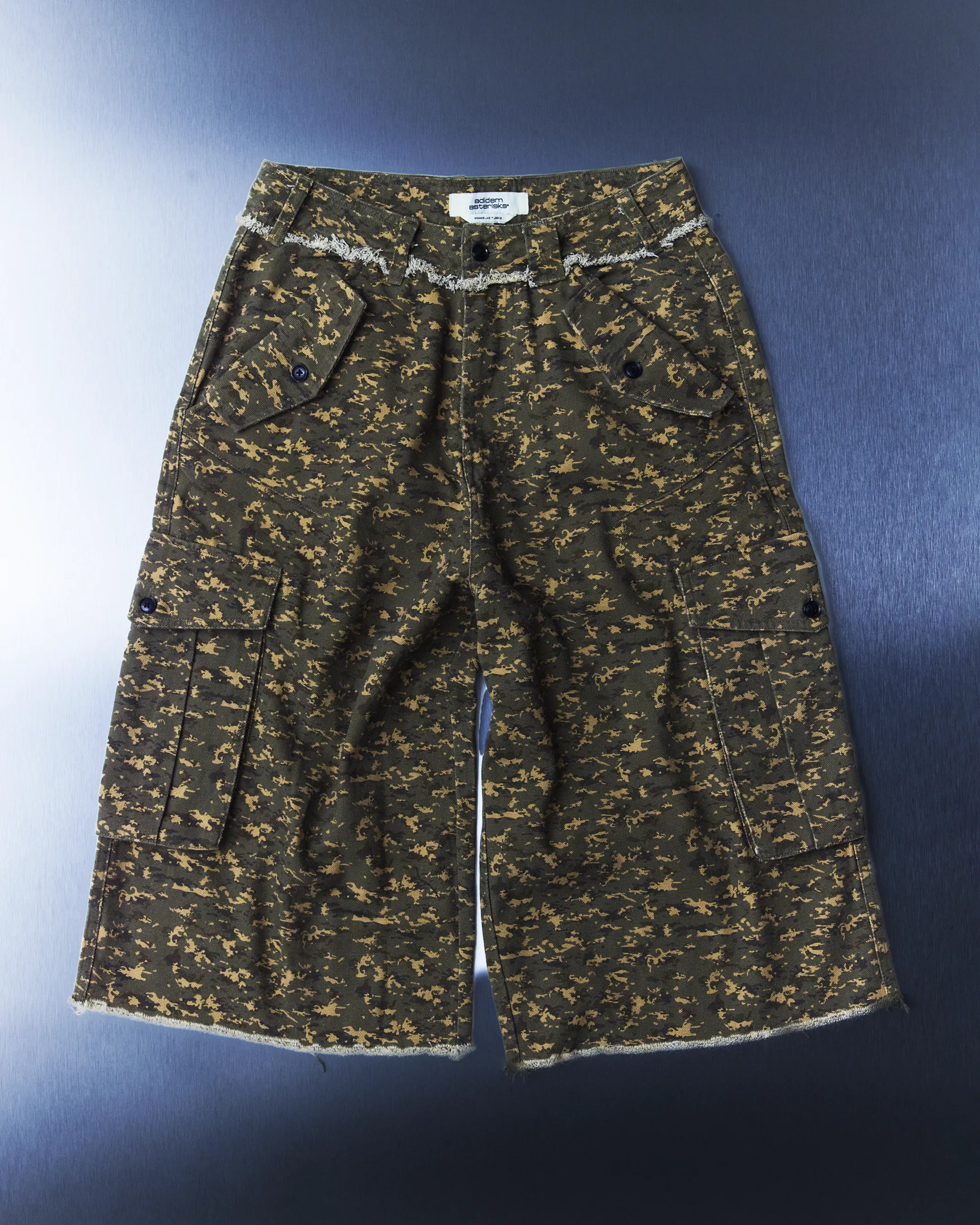 Twill Cargo Khaki Capri sold by Adidem Asterisks product image thumbnail 2