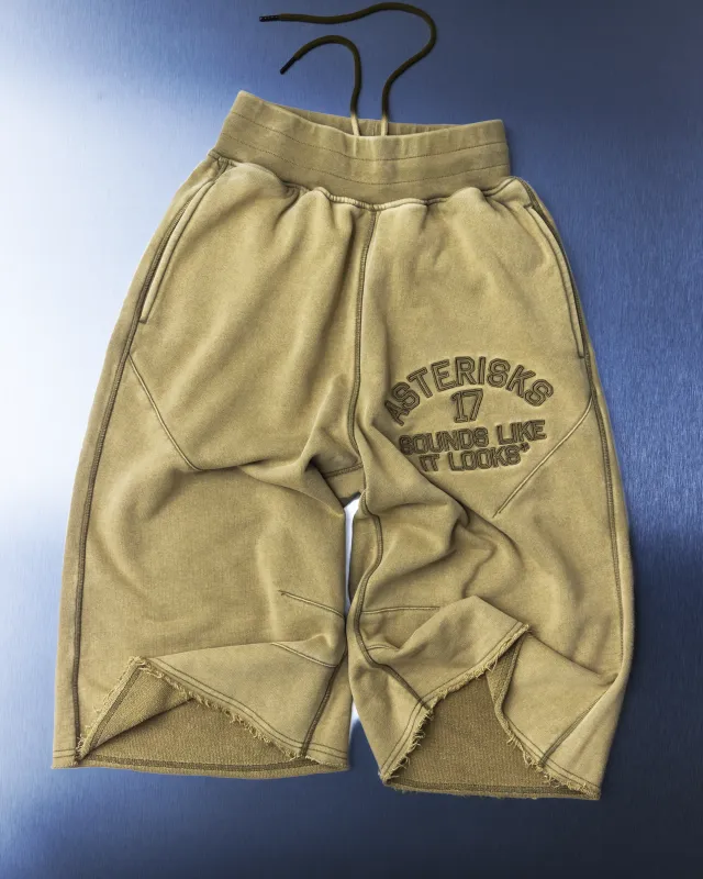 Raw Hem Sweat Capri made by Adidem Asterisks