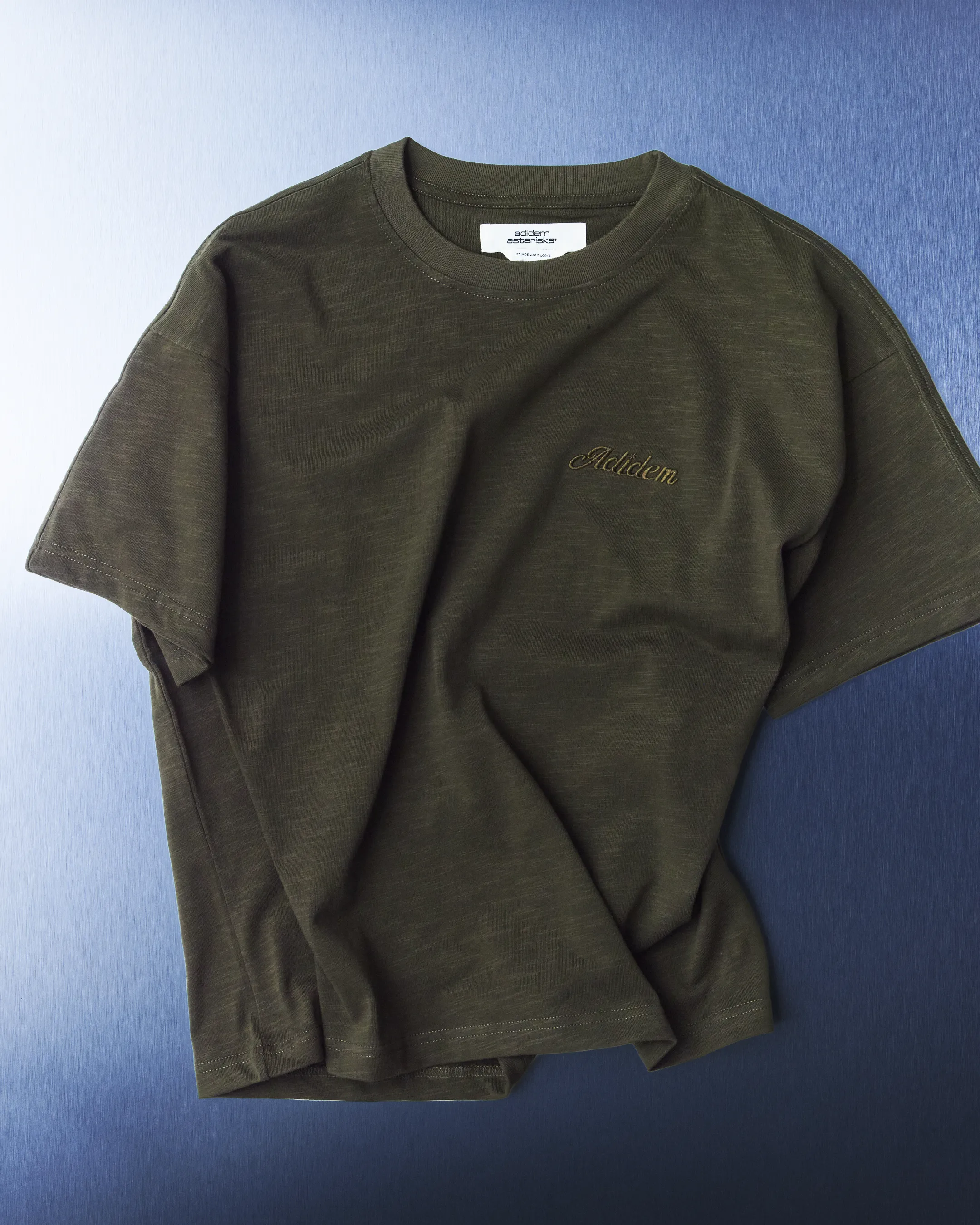 Organic Slub Cursive Script Shirt sold by Adidem Asterisks product image thumbnail 2