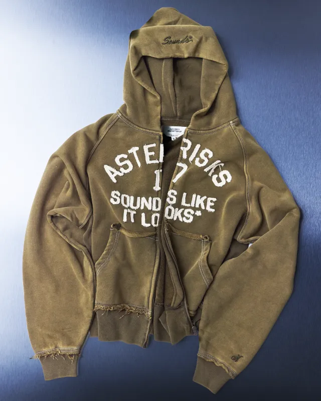 Frayed Collegiate Hoodie made by Adidem Asterisks