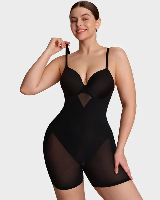 Seamless Full-Body Shaping Bodysuit sold by She Curve