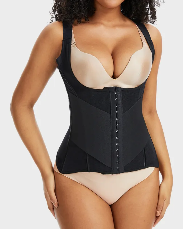 PowerMesh Double-Layer Waist Trainer Shapewear sold by She Curve