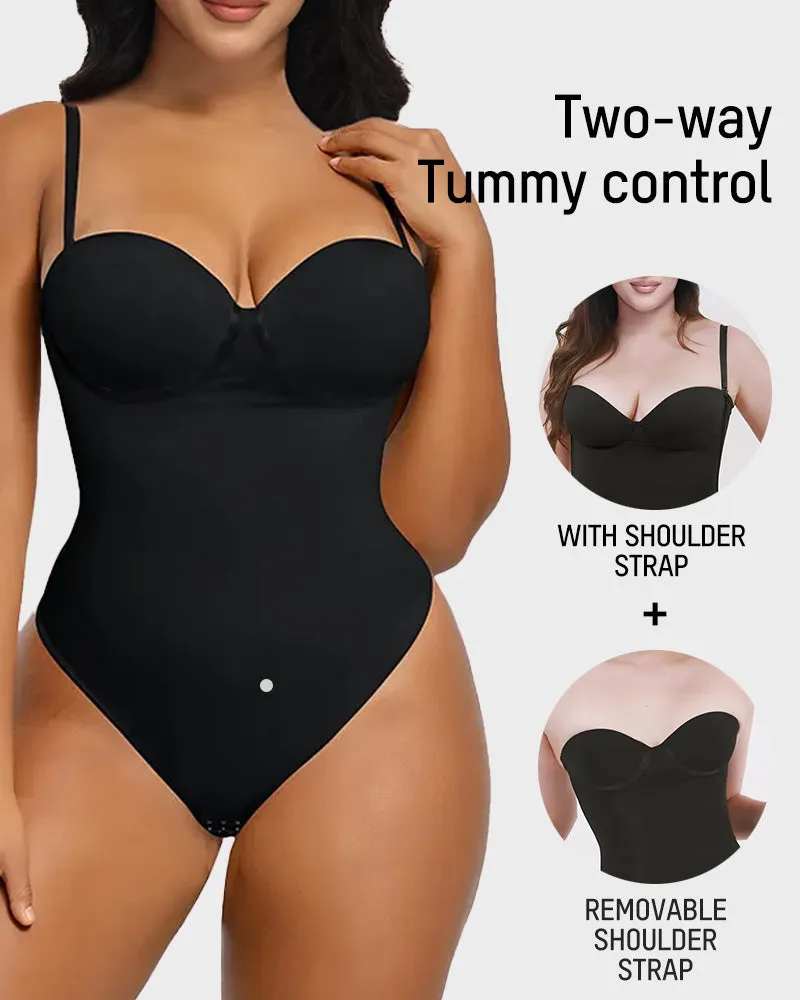 Back Lace-Up Seamless Shapewear Bodysuit sold by She Curve product image thumbnail 4