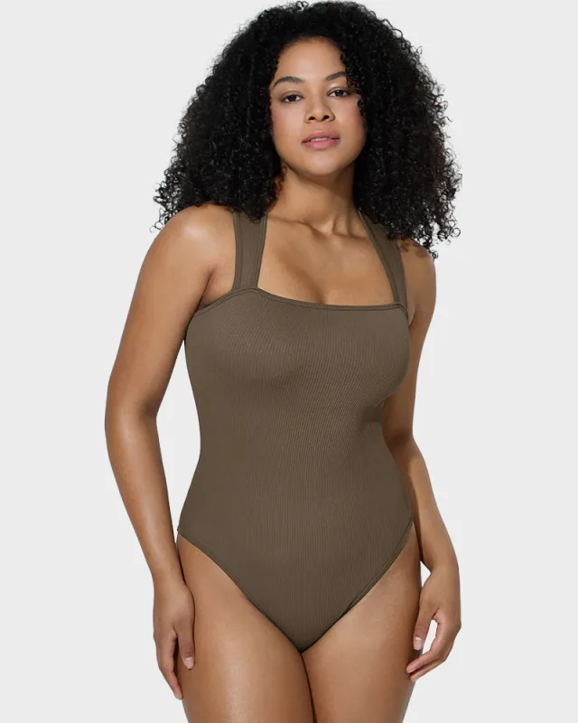 Sleeveless Tummy Control Tank Tops Bodysuits made by She Curve