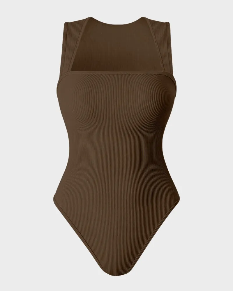 Sleeveless Tummy Control Tank Tops Bodysuits sold by She Curve product image thumbnail 4
