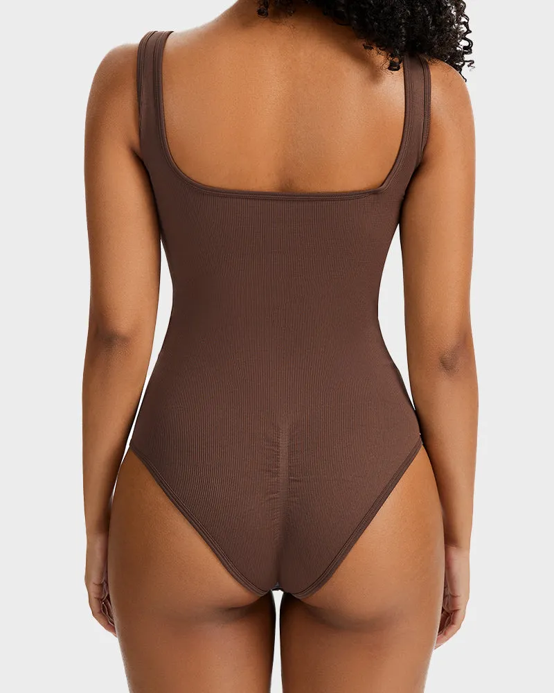 Snap Button Triangle Shaping Bodysuit sold by She Curve product image thumbnail 3