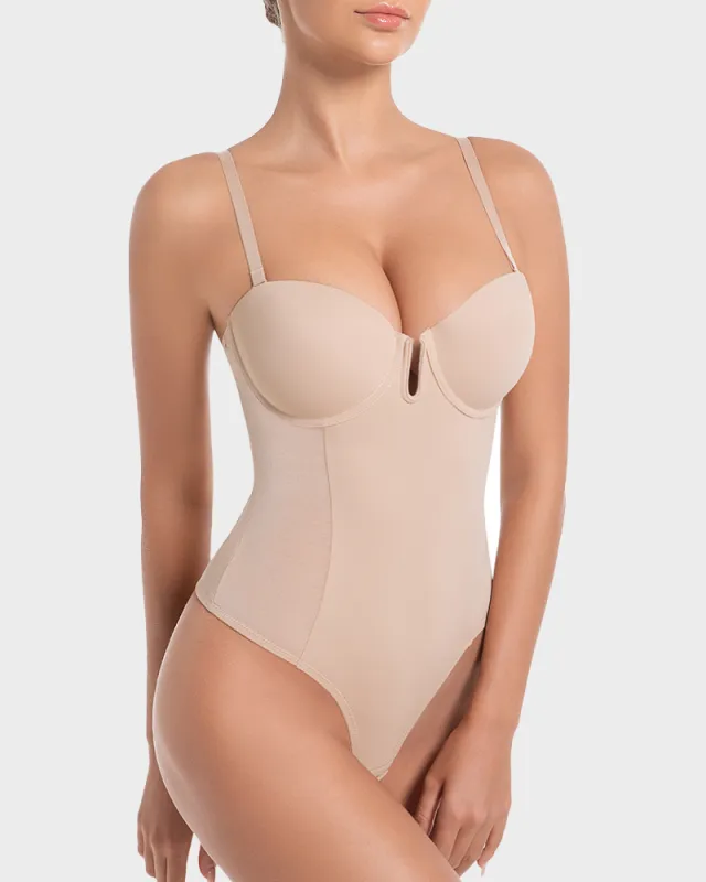 All-in-One Shaping Bodysuit Thong made by She Curve