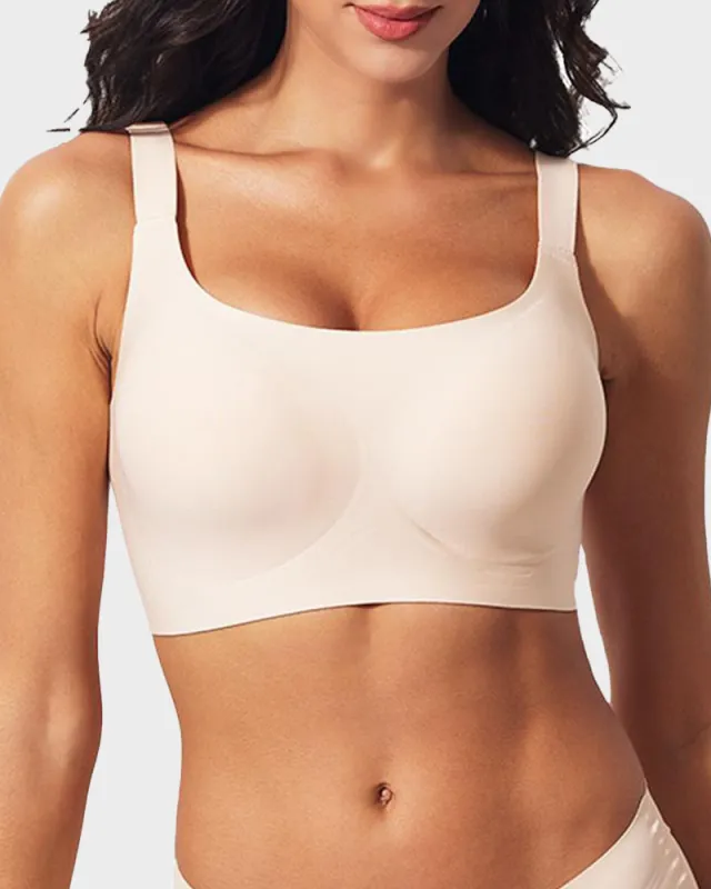 Full Coverage Wireless Jelly Seamless T-Shirt Bra made by She Curve