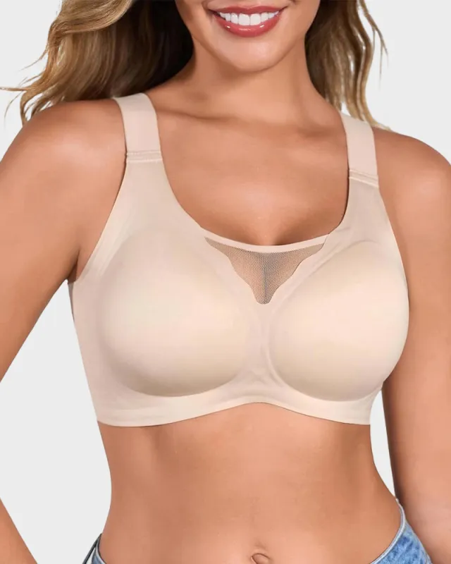 Seamless Jelly Support Wireless Bra sold by She Curve