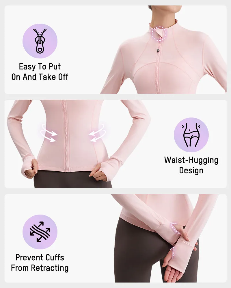 Slim-Fit Streamline Activewear Jacket sold by She Curve product image thumbnail 4