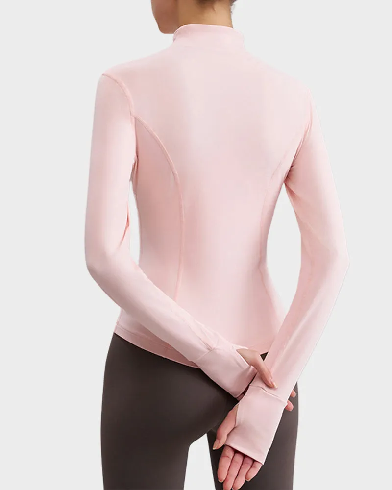 Slim-Fit Streamline Activewear Jacket sold by She Curve product image thumbnail 3