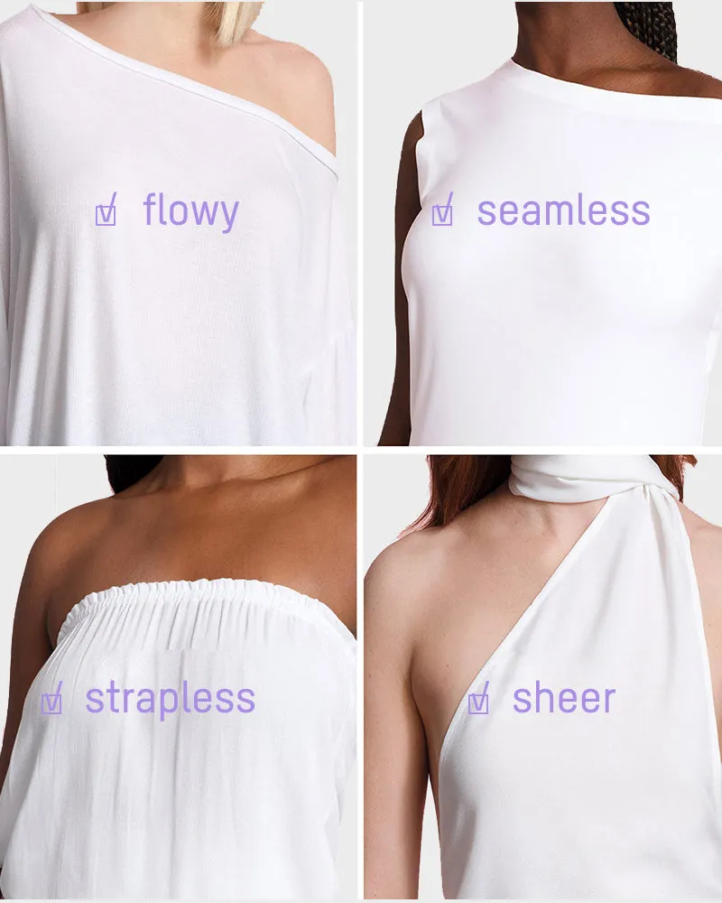 Ultra-Thin Invisible Adhesive Silicone Nipple Covers (2 Pairs) sold by She Curve product image thumbnail 5