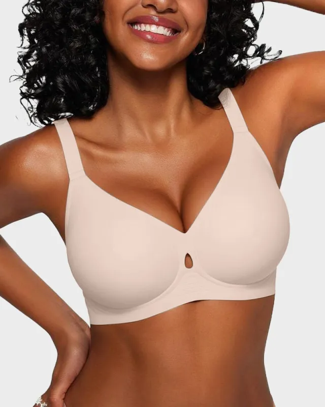 Invisible Jelly Lift Bra with Breathable Water Drop Hollow sold by She Curve