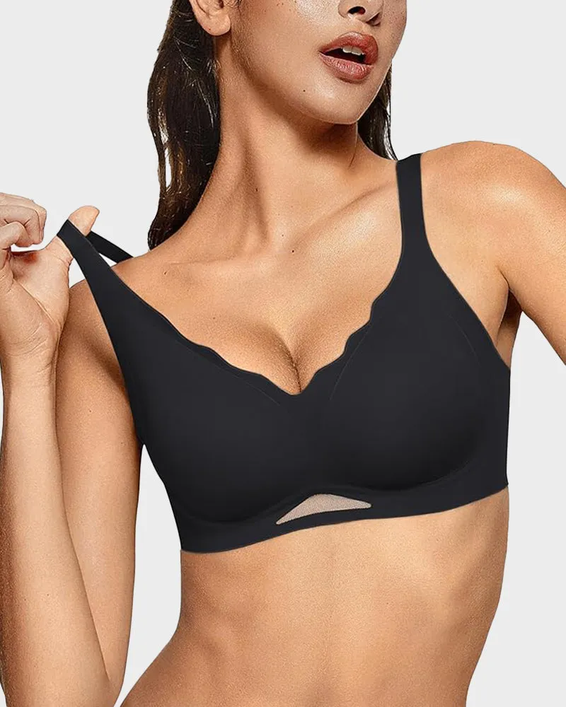 Seamless Soft Comfort Wireless Mesh Bra sold by She Curve product image thumbnail 5