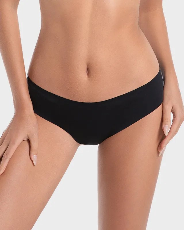 Seamless Ice-Silk Low-Rise Panties for Women (5 Pack) sold by She Curve