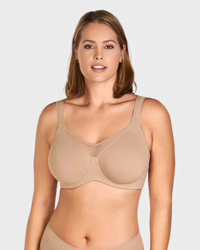 Plus Size Cooling Full Coverage Minimizer Bra sold by She Curve