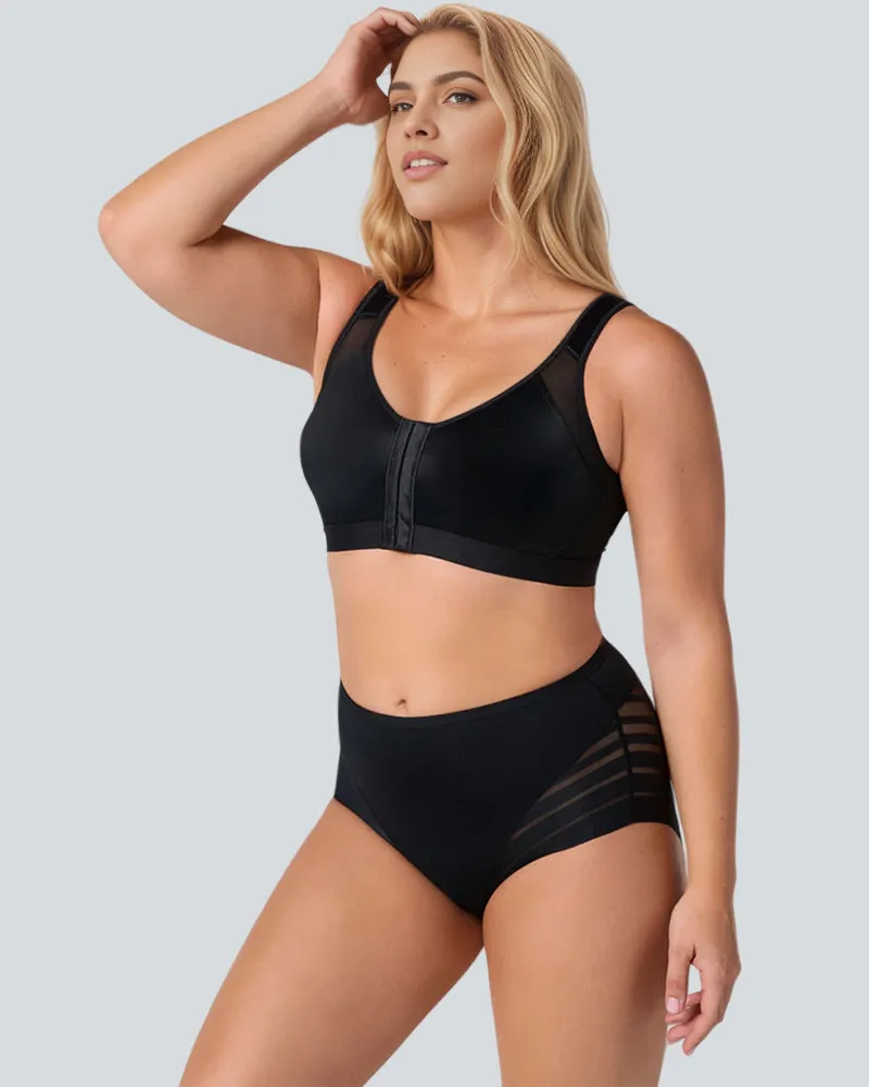 Seamless Breathable Lace Mid-Rise Panties sold by She Curve product image thumbnail 4