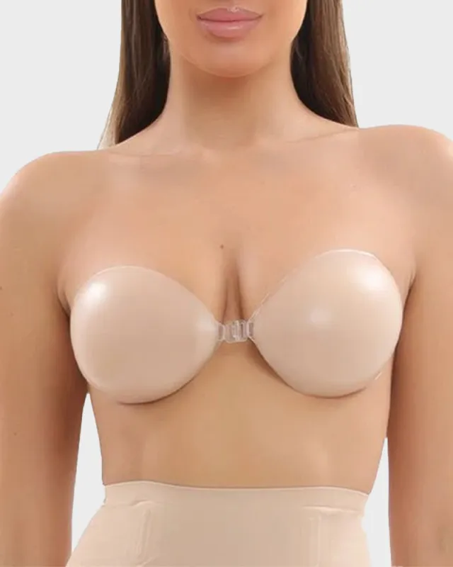Front Closure Silicone Self-Adhesive Invisible Bra (2 pairs) made by She Curve
