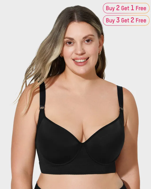 Push Up Longline Smoothing Bra sold by She Curve