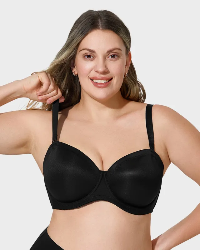 Comfort Push Up Unlined Bra with Removable Straps sold by She Curve