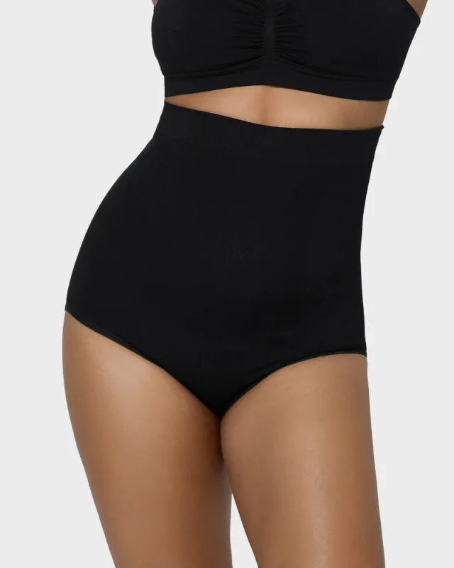 High Waist Tummy Control Brief Panty (2 Pack) sold by She Curve