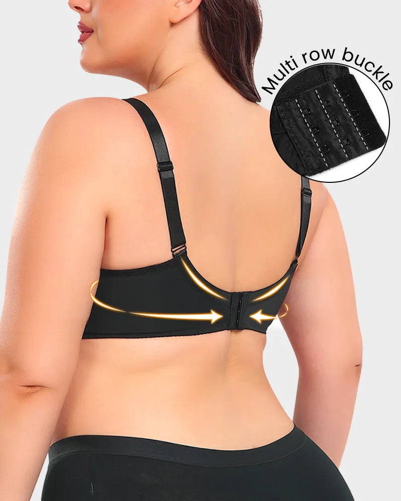 Lace Plunge Push-Up Bra sold by She Curve product image thumbnail 5