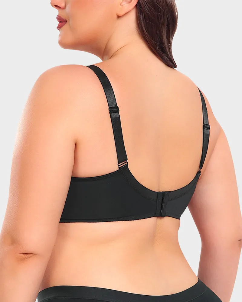 Lace Plunge Push-Up Bra sold by She Curve product image thumbnail 3
