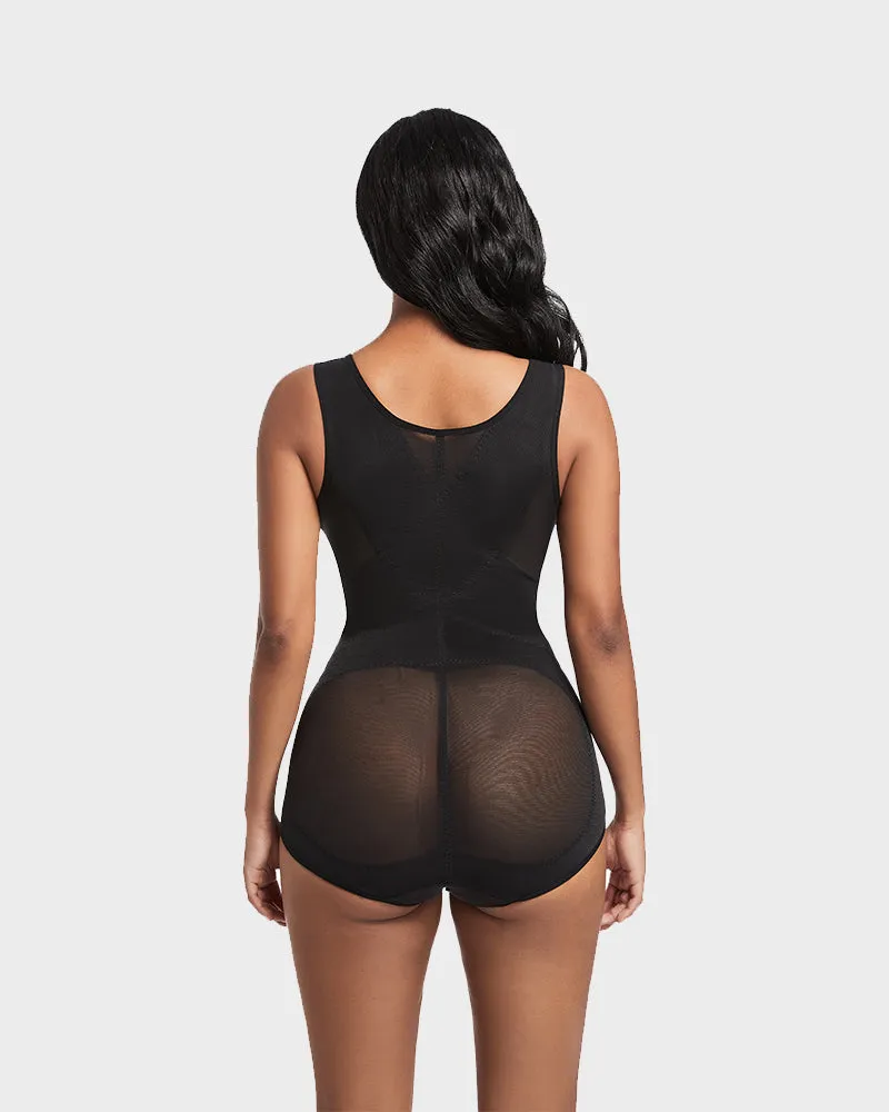 Open Bust Cross Compression Body Shaper sold by She Curve product image thumbnail 4