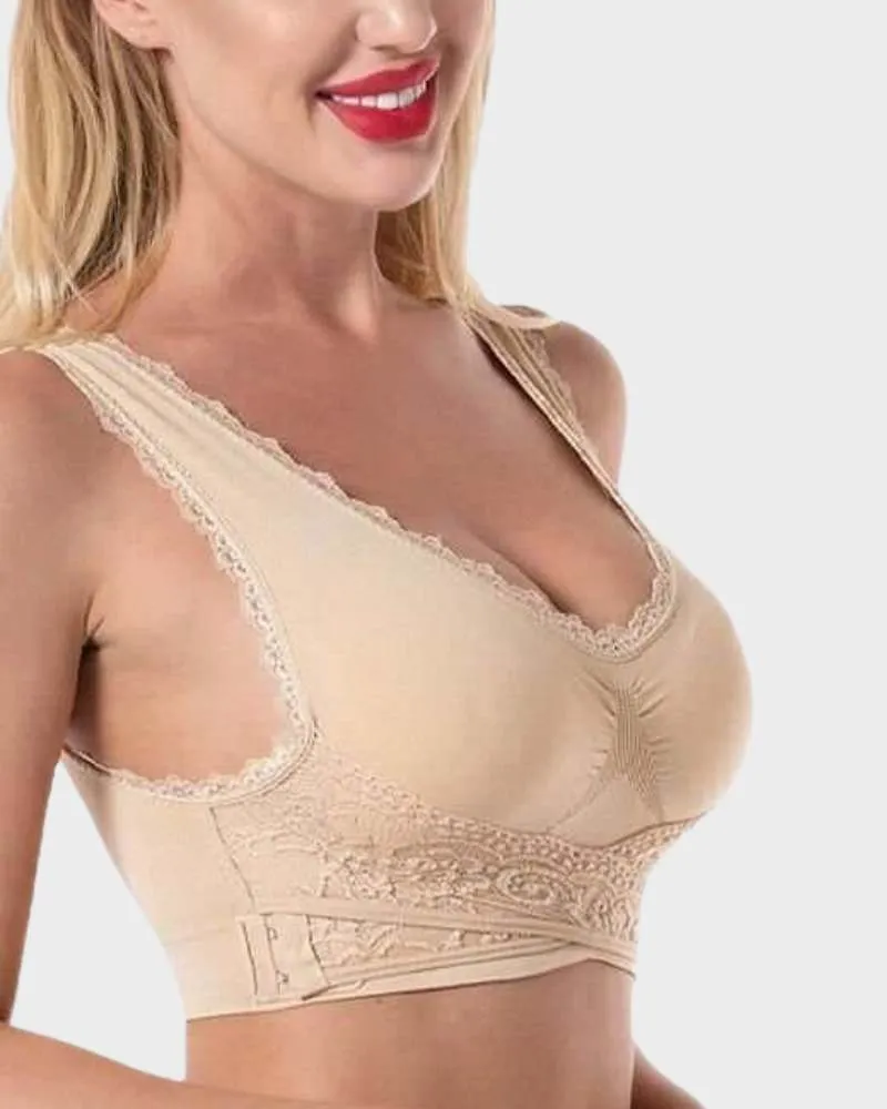 Breathable Comfort Push Up Lace Bra sold by She Curve product image thumbnail 5