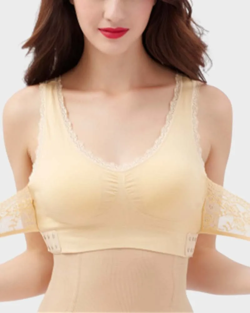 Breathable Comfort Push Up Lace Bra sold by She Curve product image thumbnail 4