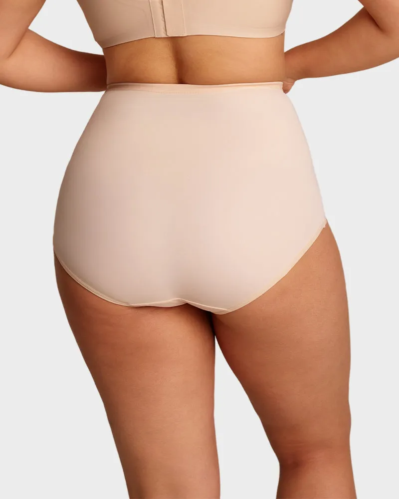 Plus-Size High-Waist Cross Tummy Control Panties (5 Pack) sold by She Curve product image thumbnail 5